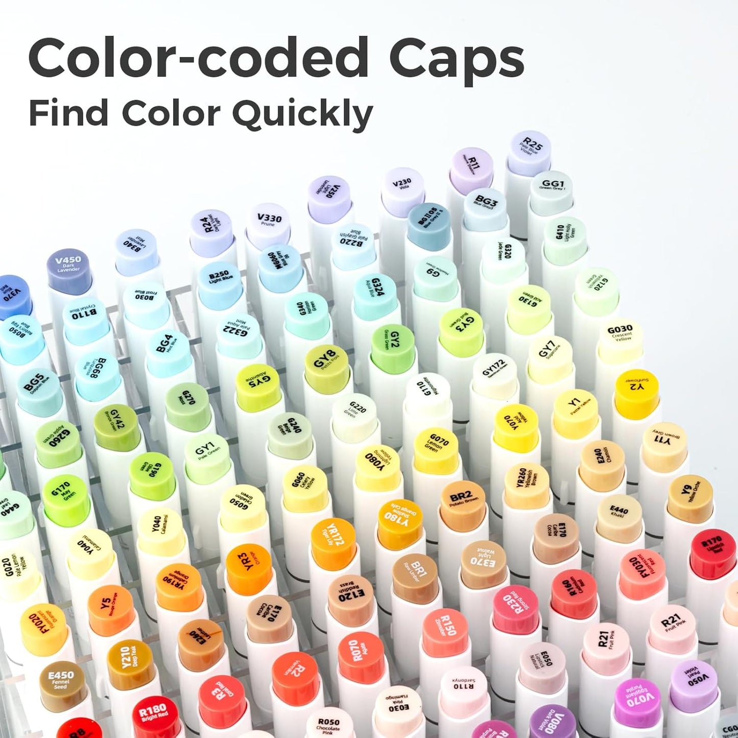 Ohuhu Honolulu B 216 Colours Dual Tip Alcohol Art
